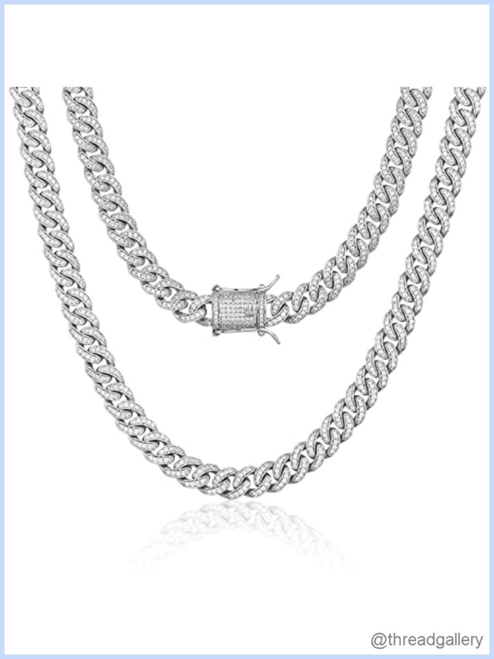 14K Gold Plated Cuban Link Chain Bracelet Iced Out Cubic Zirconia Hip Hop